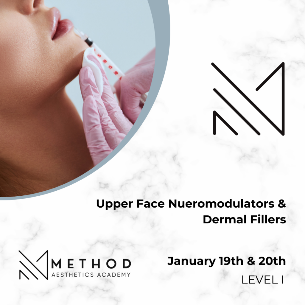 Upper Face Neuromodulators And Dermal Fillers Level 1 Jan 19 20 Method Aesthetics 1810